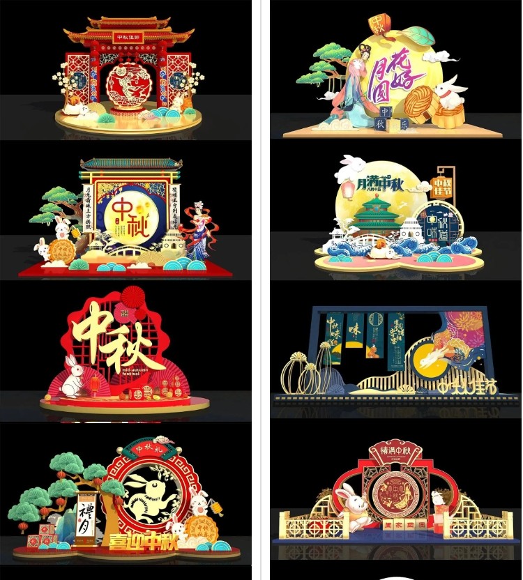 中秋國(guó)慶雙節(jié)來(lái)臨，大型廣告KT板固定安裝不用桁架、展架怎么做？