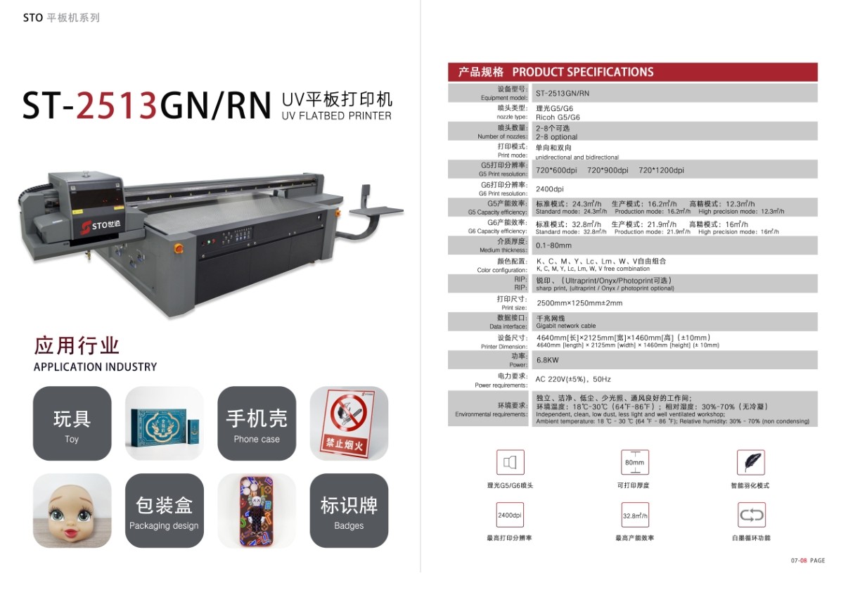 1臺UV打印機打印10種效果，UV平機打印機常見的打印效果